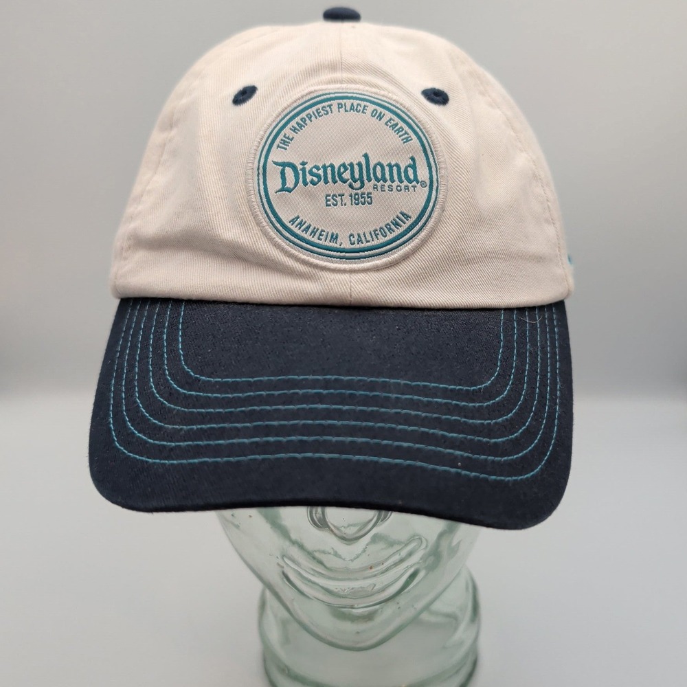 Disney Parks Disneyland Resort 2019 Baseball Cap Dad Navy Blue Adjustable Hat
